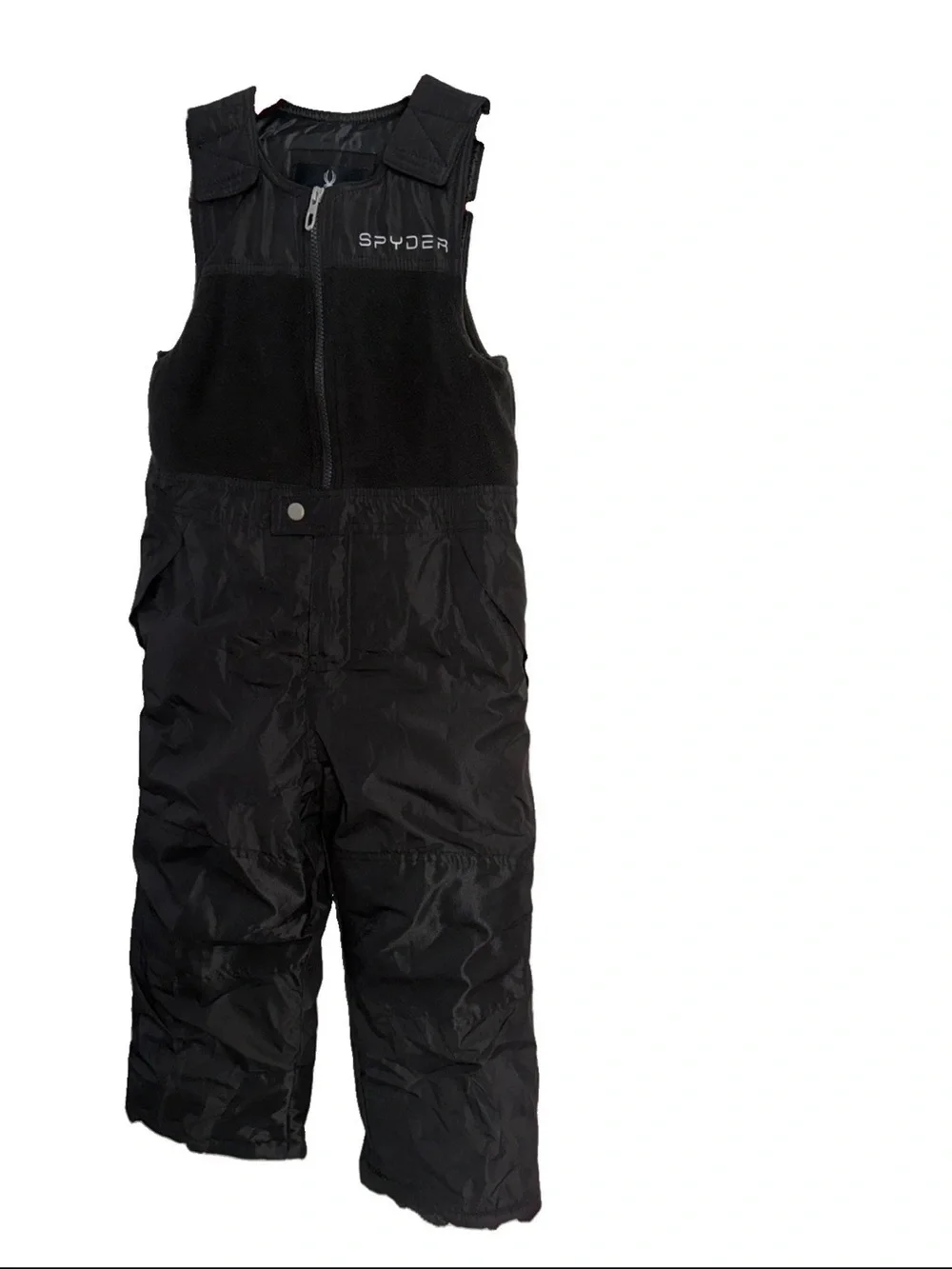 Spyder Snow Bibs Overalls Youth Size 6 Black Insulated Winter Outdoors Play Snow